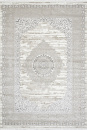 Турецкий прямоугольный ковёр Q012A GREY FDY / CREAM SHRINK