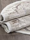Турецкий овальный ковёр Q018A VIZON FDY / CREAM SHRINK