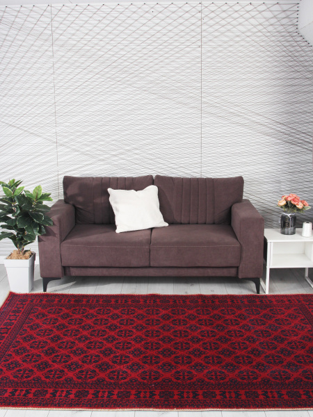 Турецкий прямоугольный ковёр HM1001A RED