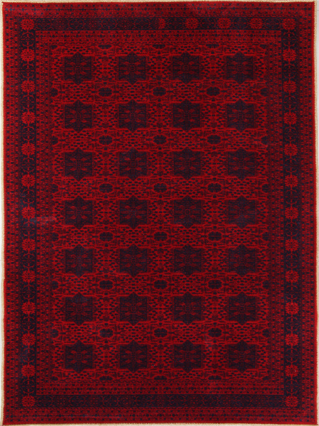 Турецкий прямоугольный ковёр HM1009A RED