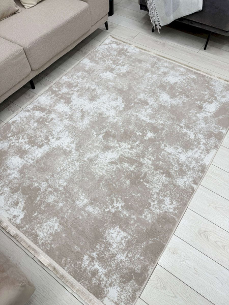 Турецкий прямоугольный ковёр 0901A CREAM/BEIGE