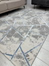 Турецкий прямоугольный ковёр 01518B C.GREY/L.BLUE