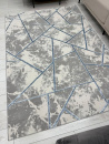 Турецкий прямоугольный ковёр 01518B C.GREY/L.BLUE