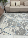 Турецкий прямоугольный ковёр 01518B C.GREY/L.BLUE