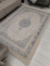 Турецкий прямоугольный ковёр A5000A CREAM/L.BLUE