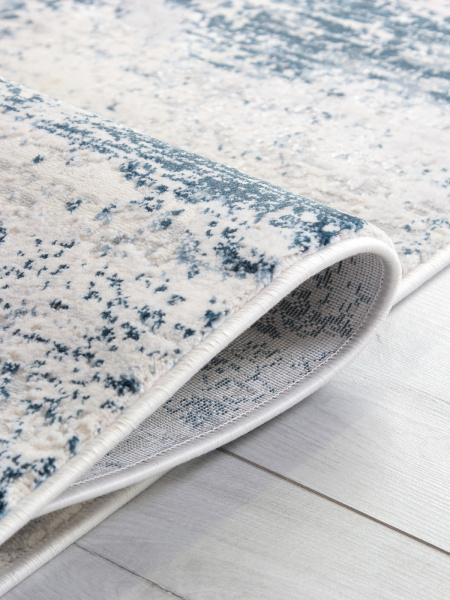 Турецкий прямоугольный ковёр 5072A CREAM / P.D.BLUE