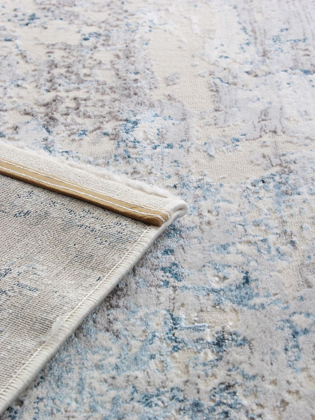 Турецкий прямоугольный ковёр 5072A CREAM / P.D.BLUE