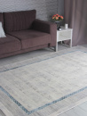 Турецкий прямоугольный ковёр 9244B S.L.GREY / P.D.BLUE