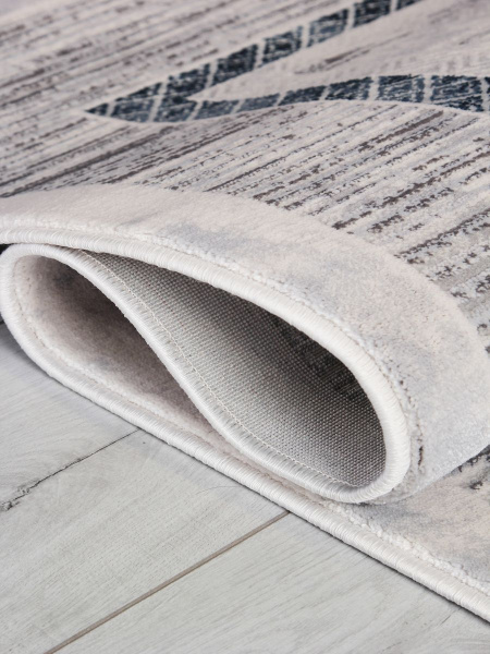 Турецкий прямоугольный ковёр 9244B S.L.GREY / P.D.BLUE