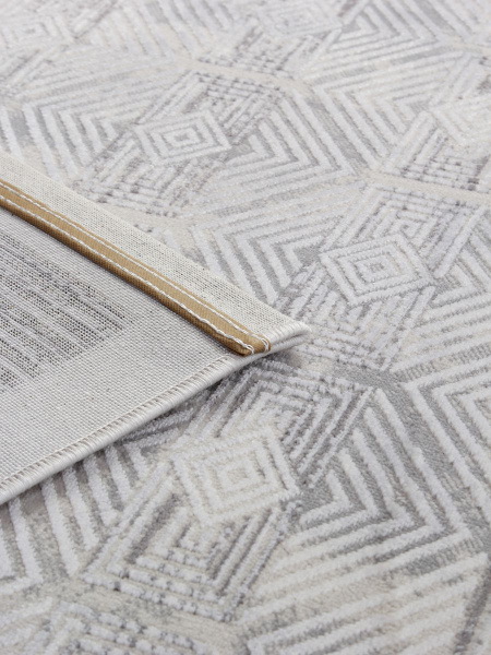 Турецкий прямоугольный ковёр 9244B S.L.GREY / P.D.BLUE