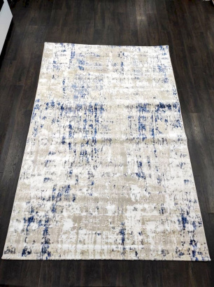 Турецкий прямоугольный ковёр NP211 CREAM/BLUE