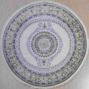 Турецкий круглый ковёр 4836A D.BLUE/L.GREY