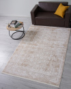 Турецкий прямоугольный ковёр 21365C D.BEIGE / WHITE