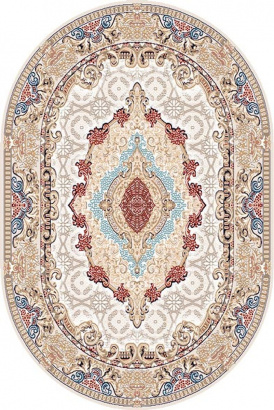Российский овальный ковёр 25201-22822
