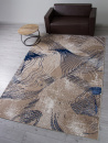 Турецкий прямоугольный ковёр LT1156 735 BEIGE / NAVY