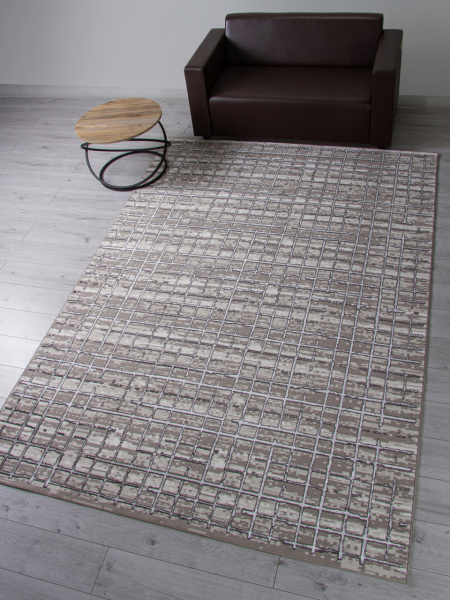 Турецкий прямоугольный ковёр LT2392 995 GREY