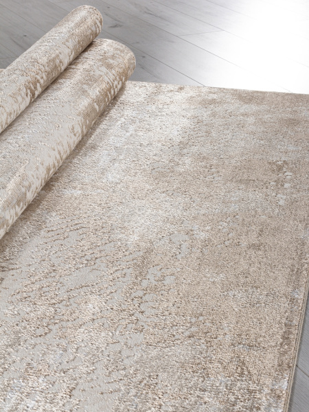 Турецкий прямоугольный ковёр O1700 770 BEIGE / BEIGE