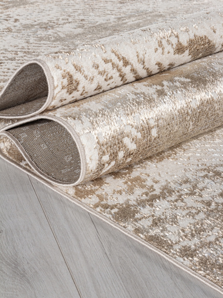 Турецкий прямоугольный ковёр O1700 770 BEIGE / BEIGE