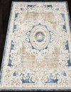 Турецкий прямоугольный ковёр O1701 630 CREAM / BLUE