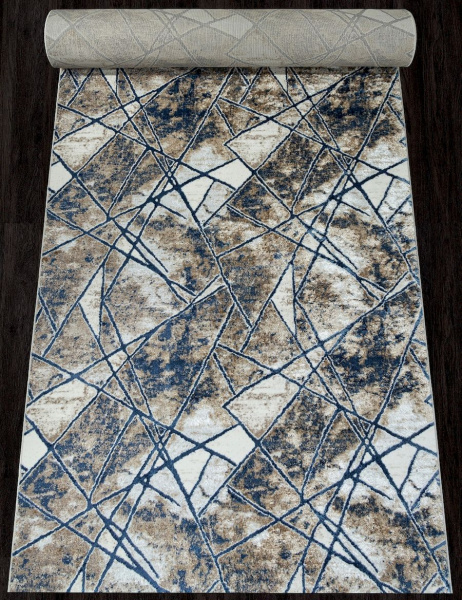Ковровая дорожка O1702 630 CREAM / BLUE ANTEP