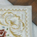 Казахстанский прямоугольный ковёр Q010B CREAM/CREAM