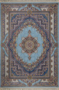 Российский прямоугольный ковёр 6805 BLUE-NAVY
