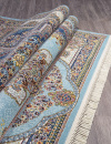 Российский прямоугольный ковёр 6805 BLUE-NAVY