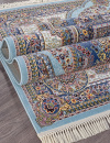 Российский прямоугольный ковёр 6805 BLUE-NAVY