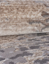 Турецкий овальный ковёр 03806A GREY / BROWN