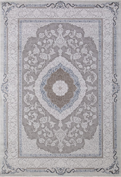 Турецкий прямоугольный ковёр 03874A BLUE / BLUE