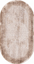 Турецкий овальный ковёр 03878B BROWN / BROWN