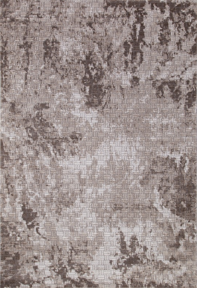 Турецкий прямоугольный ковёр 04054C GREY / BROWN