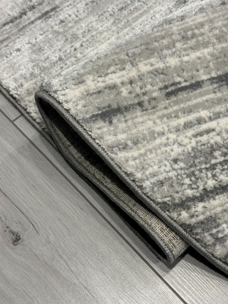 Турецкий овальный ковёр 04077G GREY / GREY