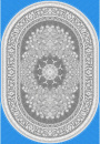 Турецкий овальный ковёр GA007G GREY / GREY