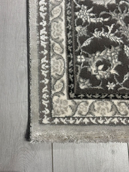 Турецкий прямоугольный ковёр GA007G GREY / GREY