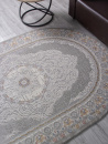 Турецкий овальный ковёр GA014N GREY / MULTI