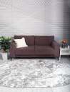 Турецкий овальный ковёр GA025G GREY / GREY