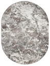 Турецкий овальный ковёр GA025G GREY / GREY