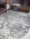 Турецкий овальный ковёр GA025G GREY / GREY