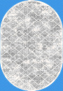 Турецкий овальный ковёр GA033G GREY / GREY