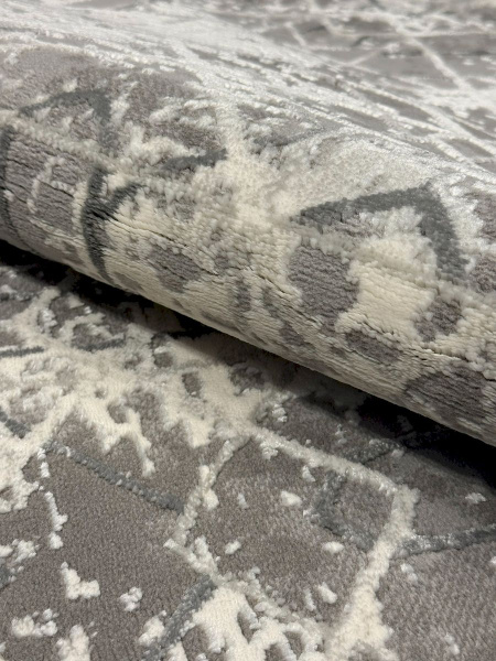 Турецкий овальный ковёр GA033G GREY / GREY