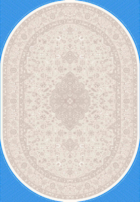 Турецкий овальный ковёр GA073A BROWN / BROWN