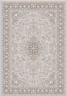 Турецкий прямоугольный ковёр GA073C GREY / BROWN