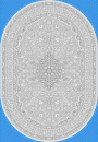 Турецкий овальный ковёр GA073G GREY / GREY