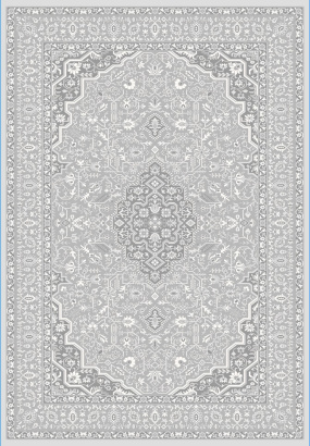 Турецкий прямоугольный ковёр GA073G GREY / GREY