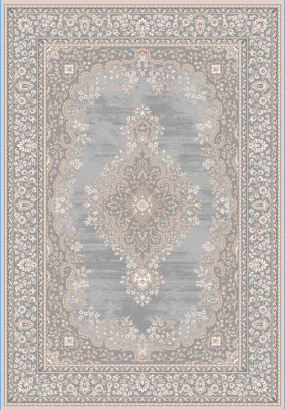 Турецкий прямоугольный ковёр GA074C GREY / BROWN