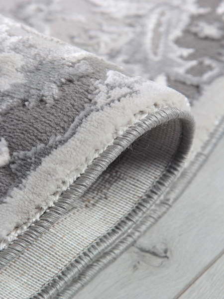 Турецкий овальный ковёр GA075G GREY / GREY