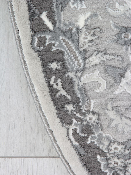 Турецкий овальный ковёр GA075G GREY / GREY