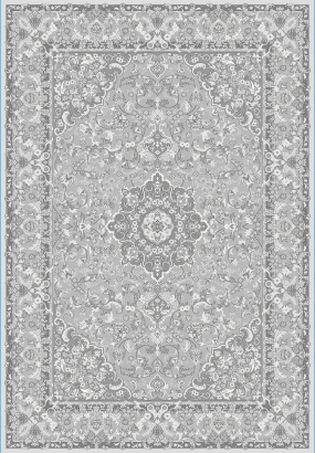 Турецкий прямоугольный ковёр GA075G GREY / GREY