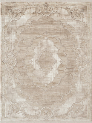Турецкий прямоугольный ковёр GA076A BROWN / BROWN